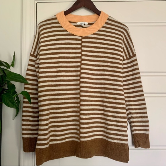 Madewell Sweaters - • [Madewell] Striped Wool Sweater •